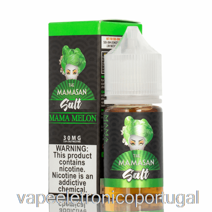 Vape Eletrônico Mama Melon - O Sal Mamasan - 30ml 50mg